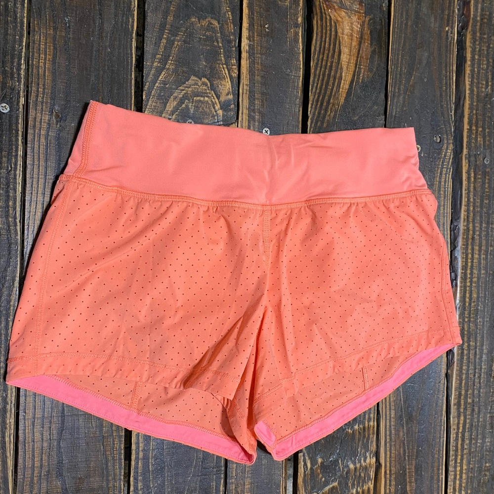 Lululemon Final Lap Short (2.5") Pop Orange Size 6